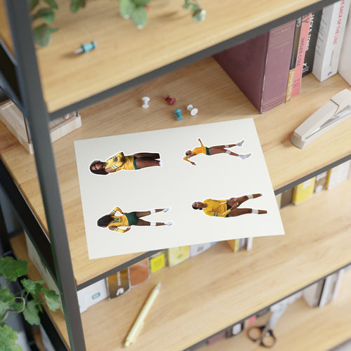 Athlete Moments - Custom Fan Sticker Sheet